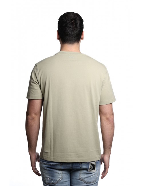 t-shirt refrigue UOMO VERDE CHIARO GREIGE - 2816M00160 vista posteriore