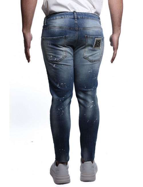 jeans maison 9 paris UOMO BLU - M9J234 vista posteriore