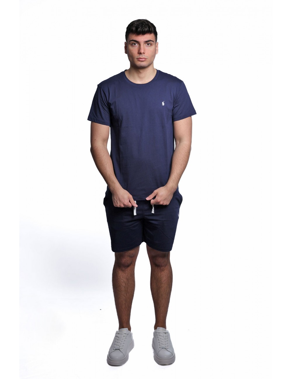 pantaloncino polo ralph lauren UOMO NAVY - 714965506004 vista completo frontale