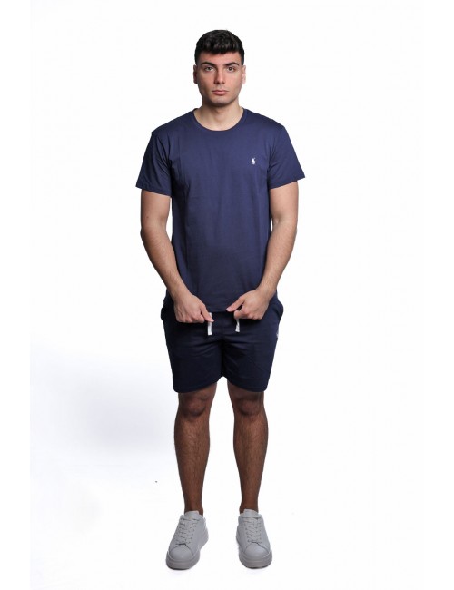 pantaloncino polo ralph lauren UOMO NAVY - 714965506004 vista completo frontale