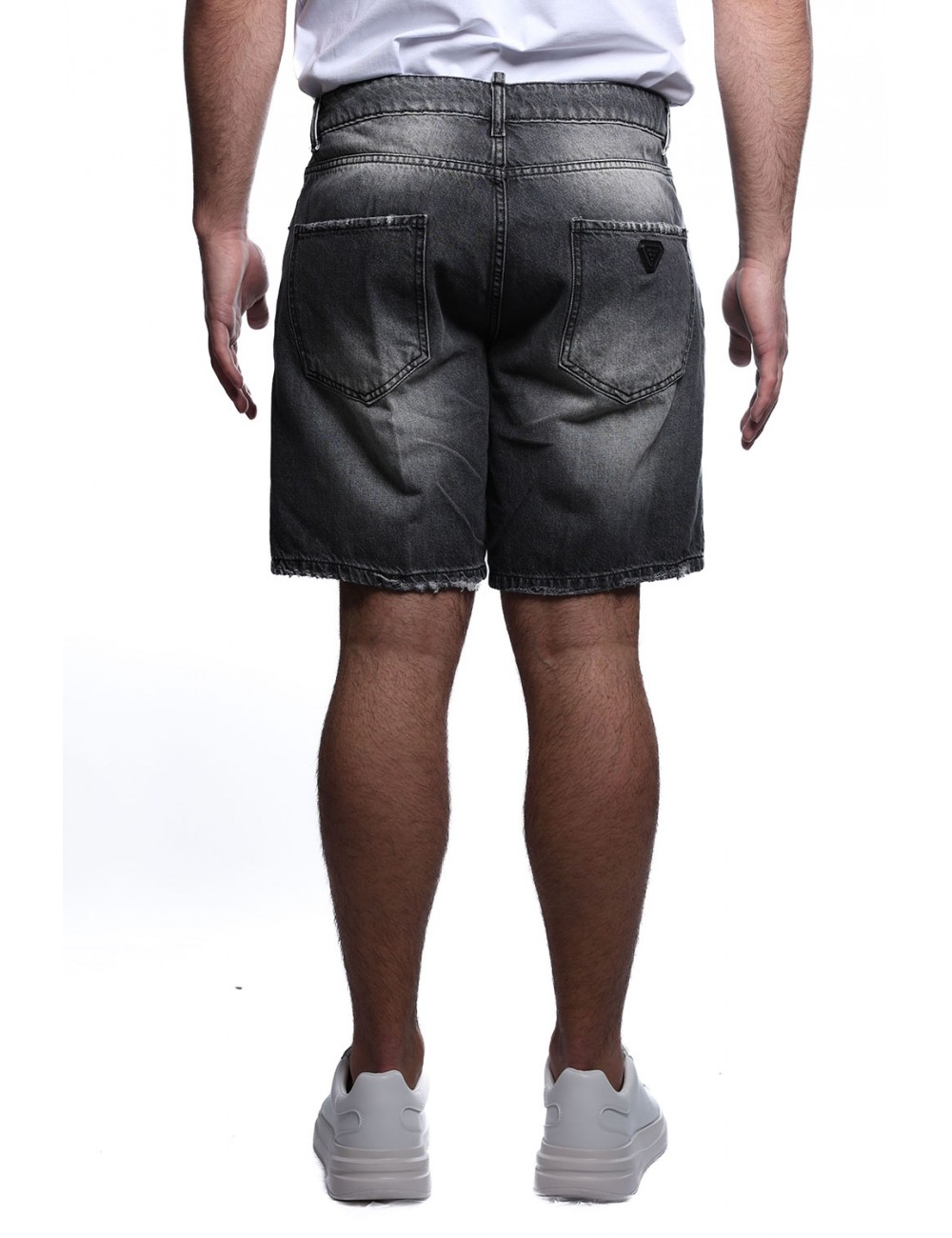 bermuda maison 9 paris UOMO NERO - M9S871 vista frontale
