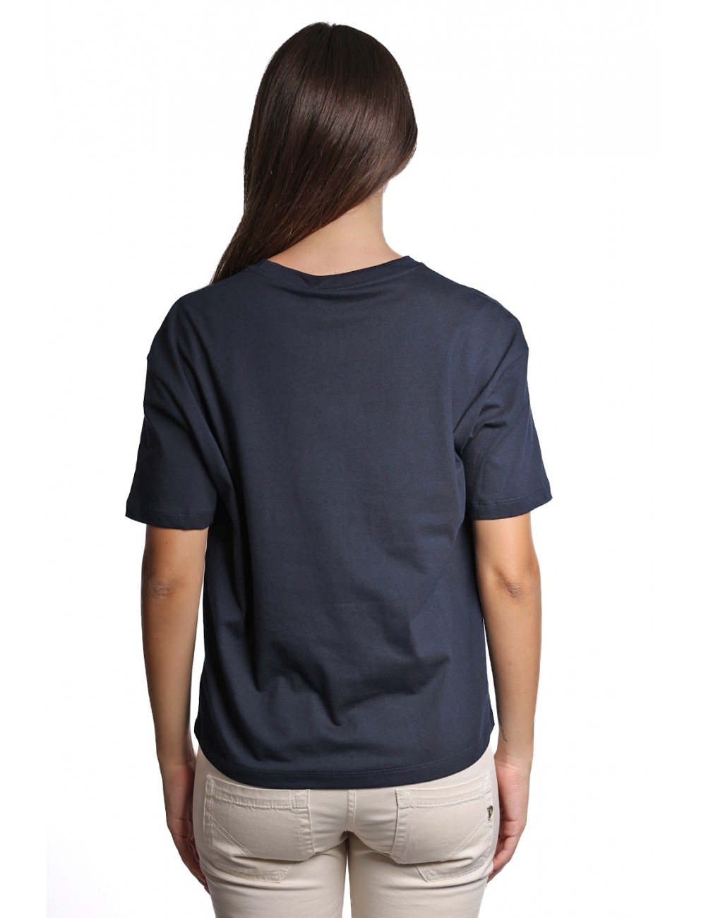 t-shirt jijil DONNA 0872 BLUE - JPI24TS319 vista frontale