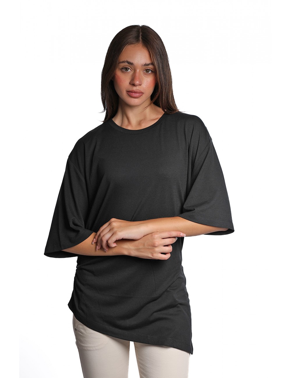 t-shirt jijil DONNA 0002 NERA - JPI24TS275 vista frontale