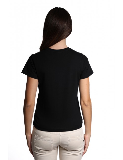 t-shirt john richmond DONNA BLACK - UWP25098TS SDL vista posteriore