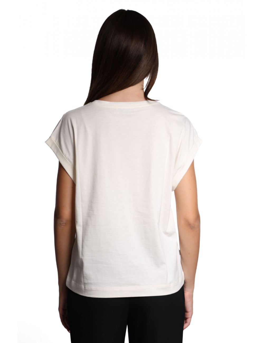 t-shirt jijil DONNA 0706 BURRO - JPE25TS336 vista frontale