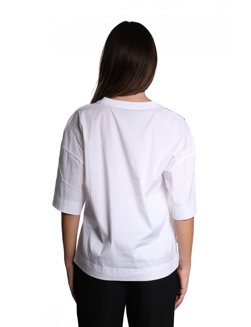 t-shirt jijil DONNA 0001 BIANCA - JPE25TS153 vista frontale