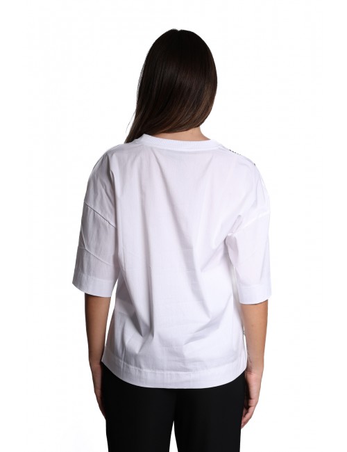 t-shirt jijil DONNA 0001 BIANCA - JPE25TS153 vista posteriore