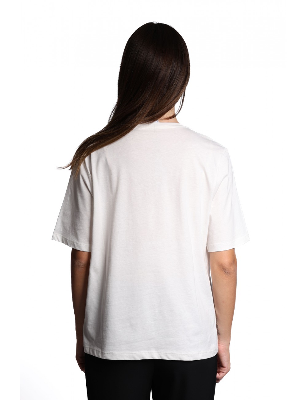 t-shirt jijil DONNA 0008 PANNA - JPI24TS321 vista frontale