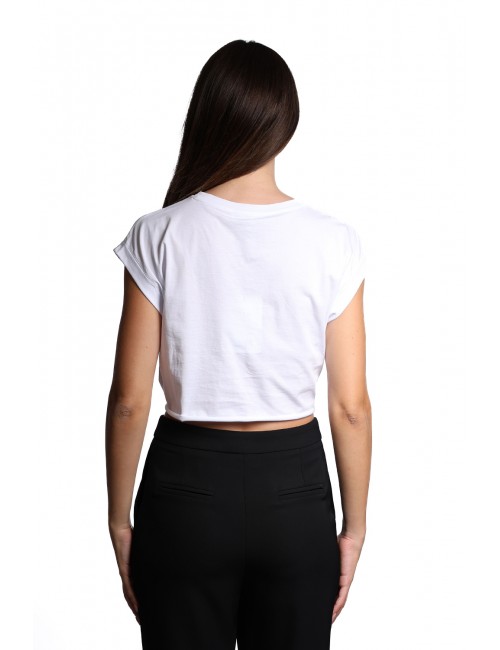 t-shirt jijil DONNA 0001 BIANCA - JPE24TS084 vista posteriore