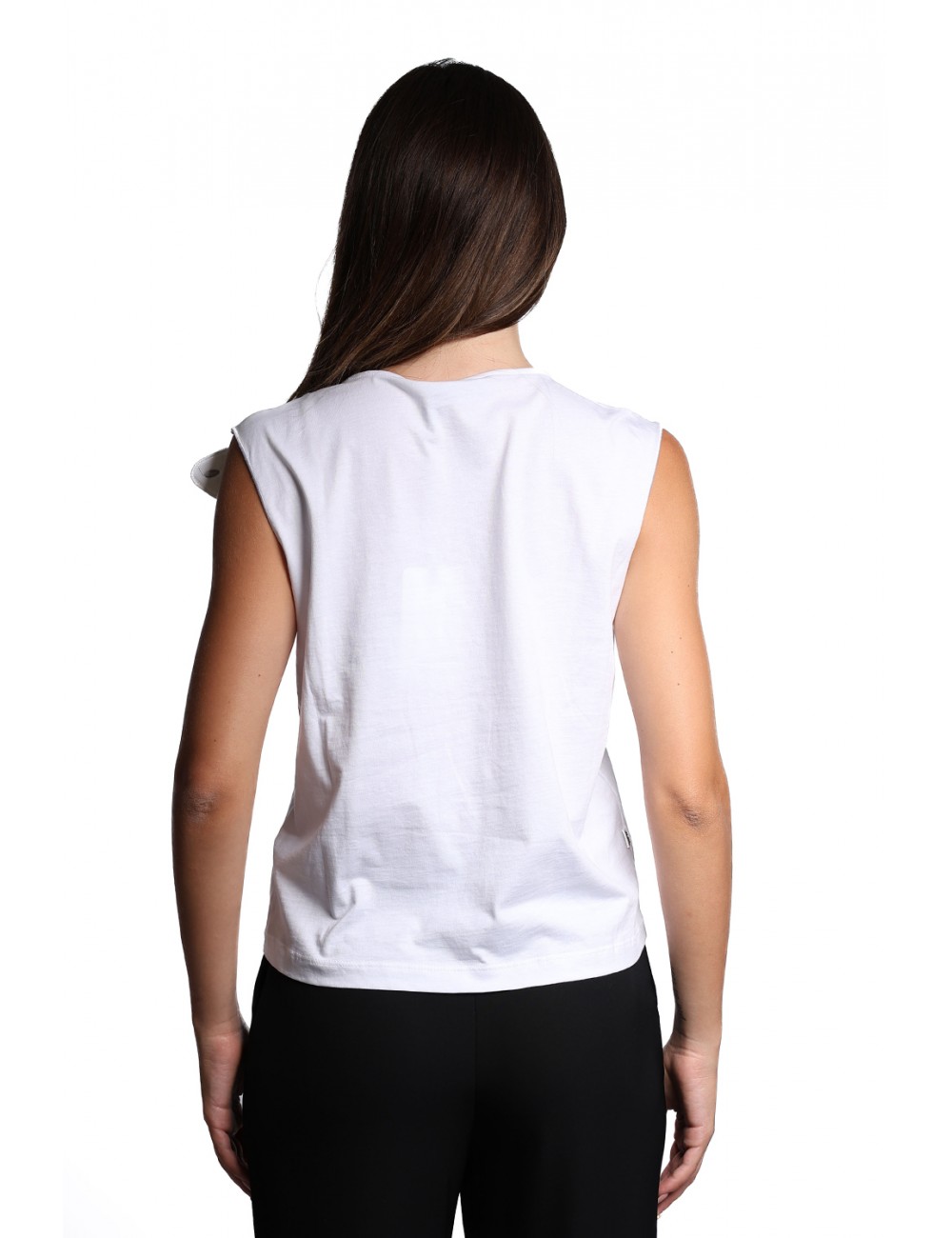 t-shirt jijil DONNA 0001 BIANCA - JPE24TS257 vista frontale