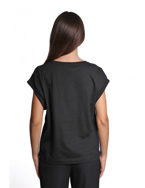 t-shirt jijil DONNA 0002 NERA - JPE25TS336 vista posteriore