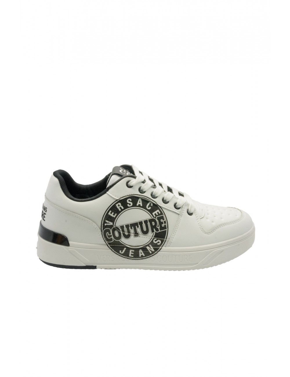 scarpe versace jeans couture UOMO BIANCHE 003 - 79YA3SJ vista laterale