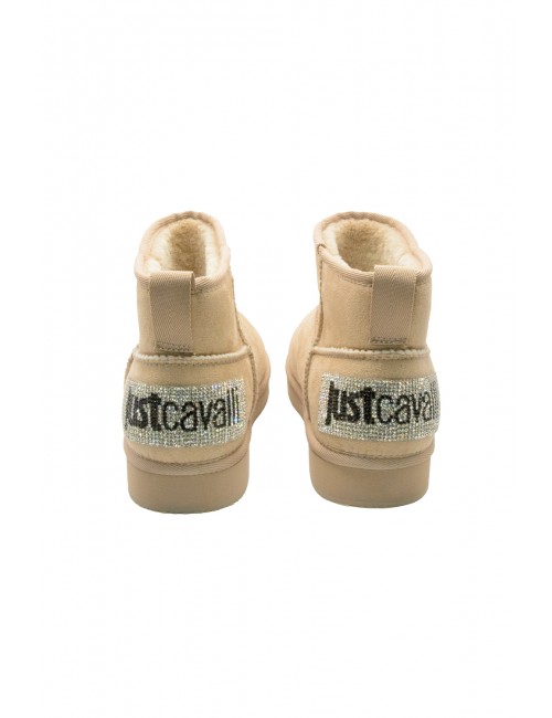 stivaletti just cavalli DONNA BEIGE 700 - 79RA3S33 vista posteriore