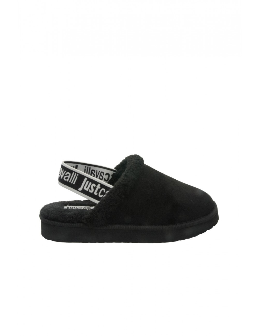 sabot just cavalli DONNA NERI 899 - 79RA3S36 vista laterale