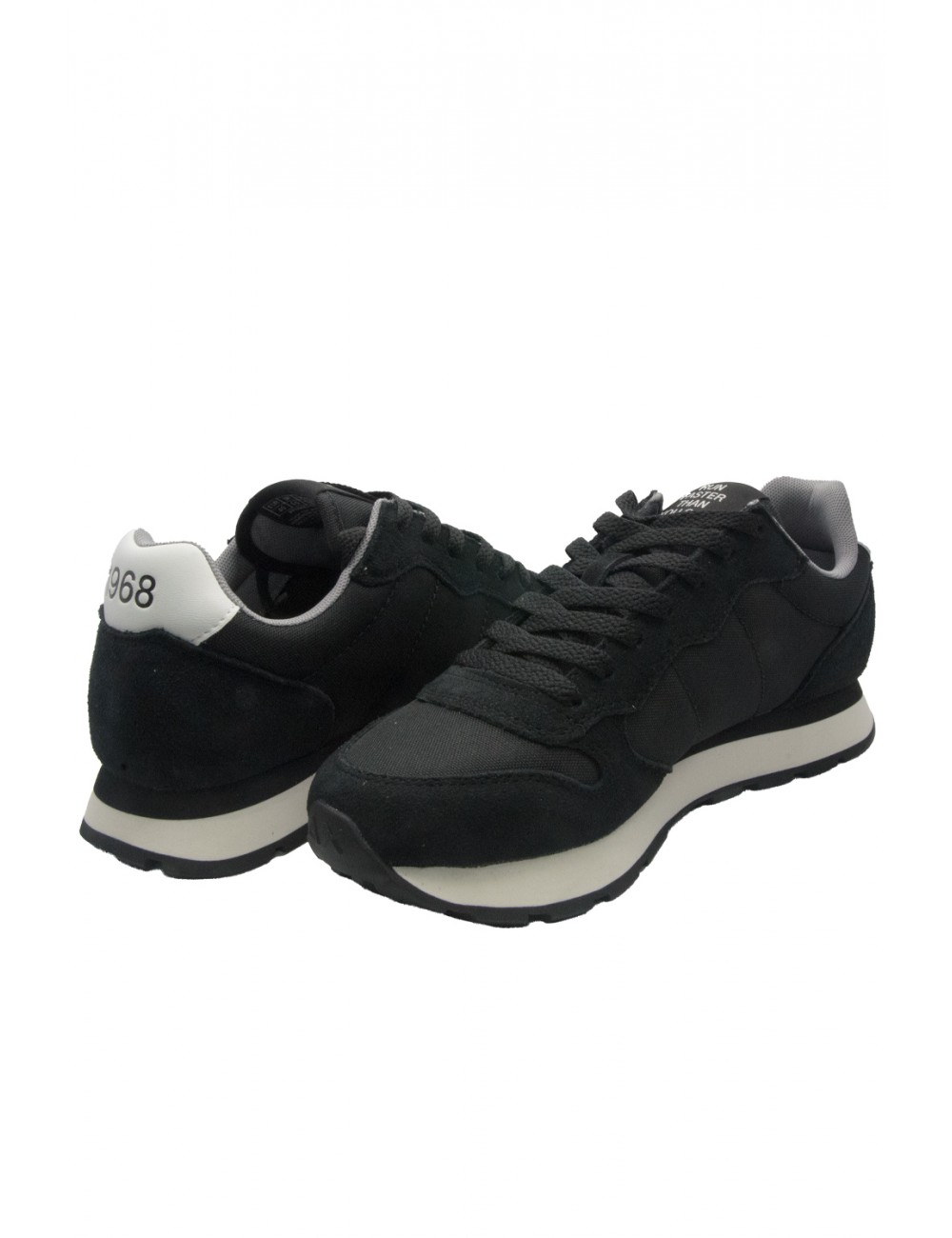 scarpe sun68 UOMO 11 NERE - TOM SOLID vista laterale