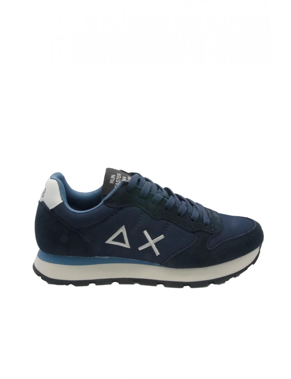 scarpe sun68 UOMO 07 NAVY BLUE - TOM SOLID vista laterale