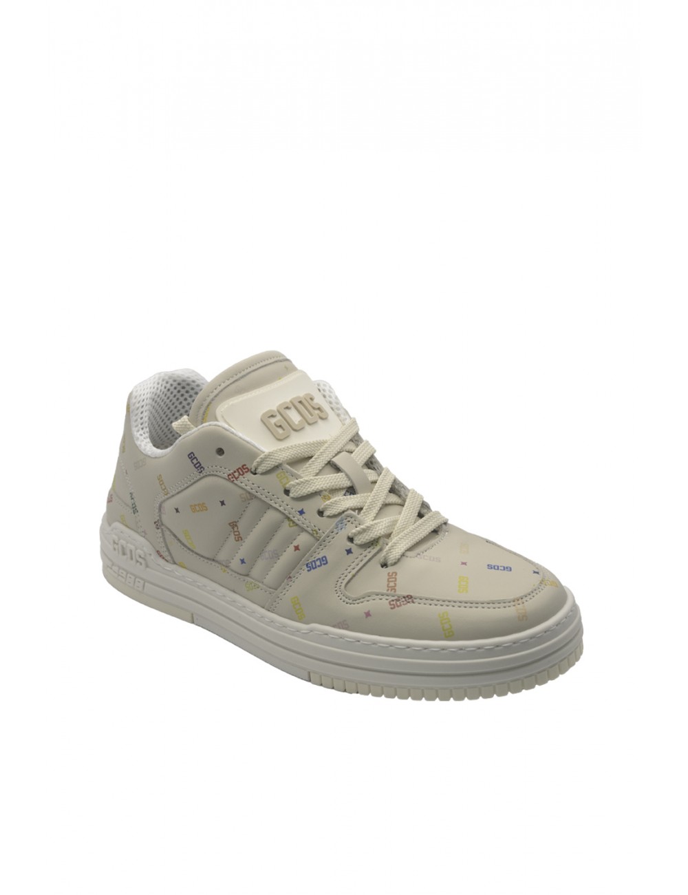 scarpe gcds UOMO BEIGE E MULTICOLOR - GCU1010 459 vista laterale