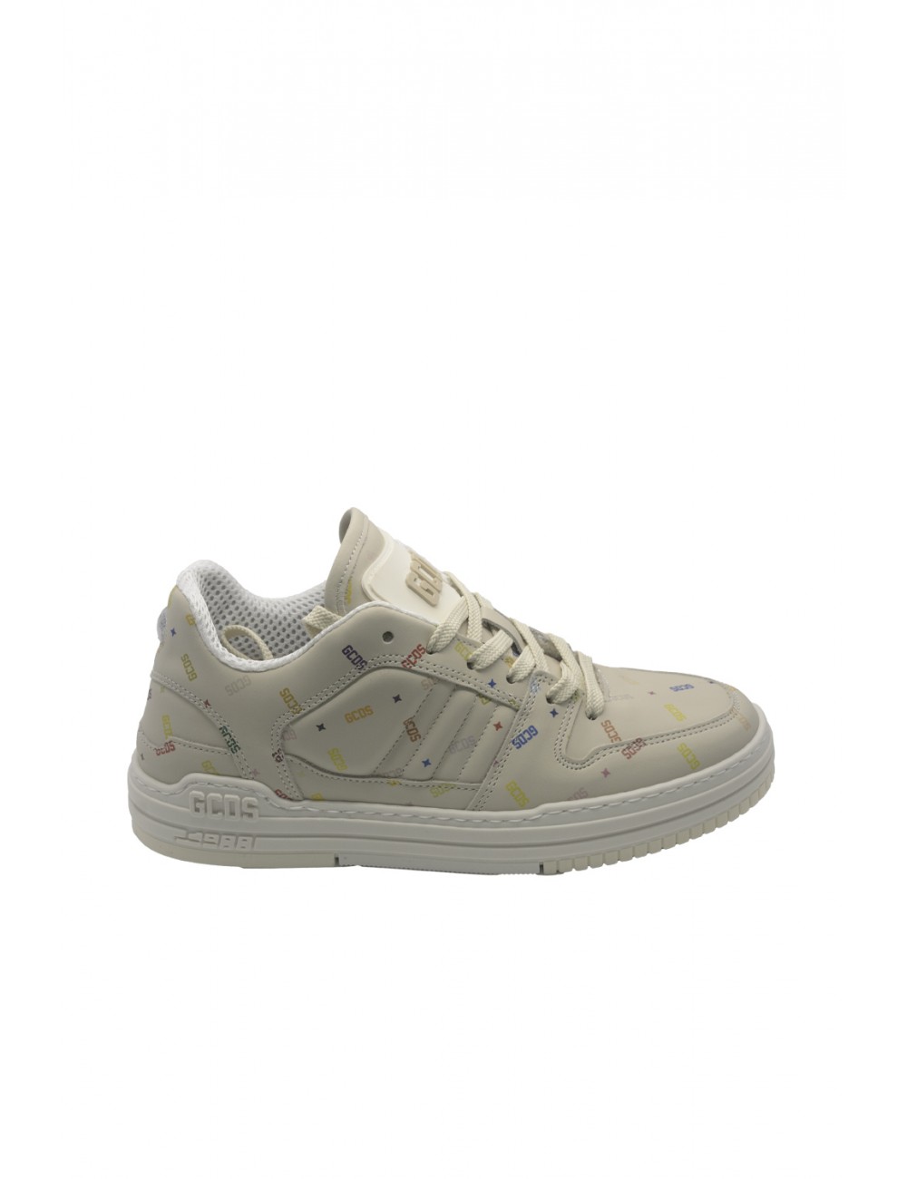 scarpe gcds UOMO BEIGE E MULTICOLOR - GCU1010 459 vista laterale