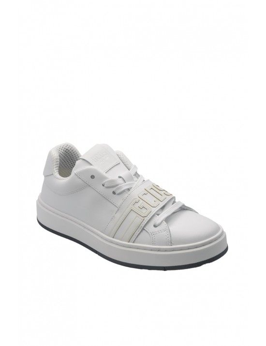 scarpe gcds UOMO WHITE - GCU1012 009 vista laterale