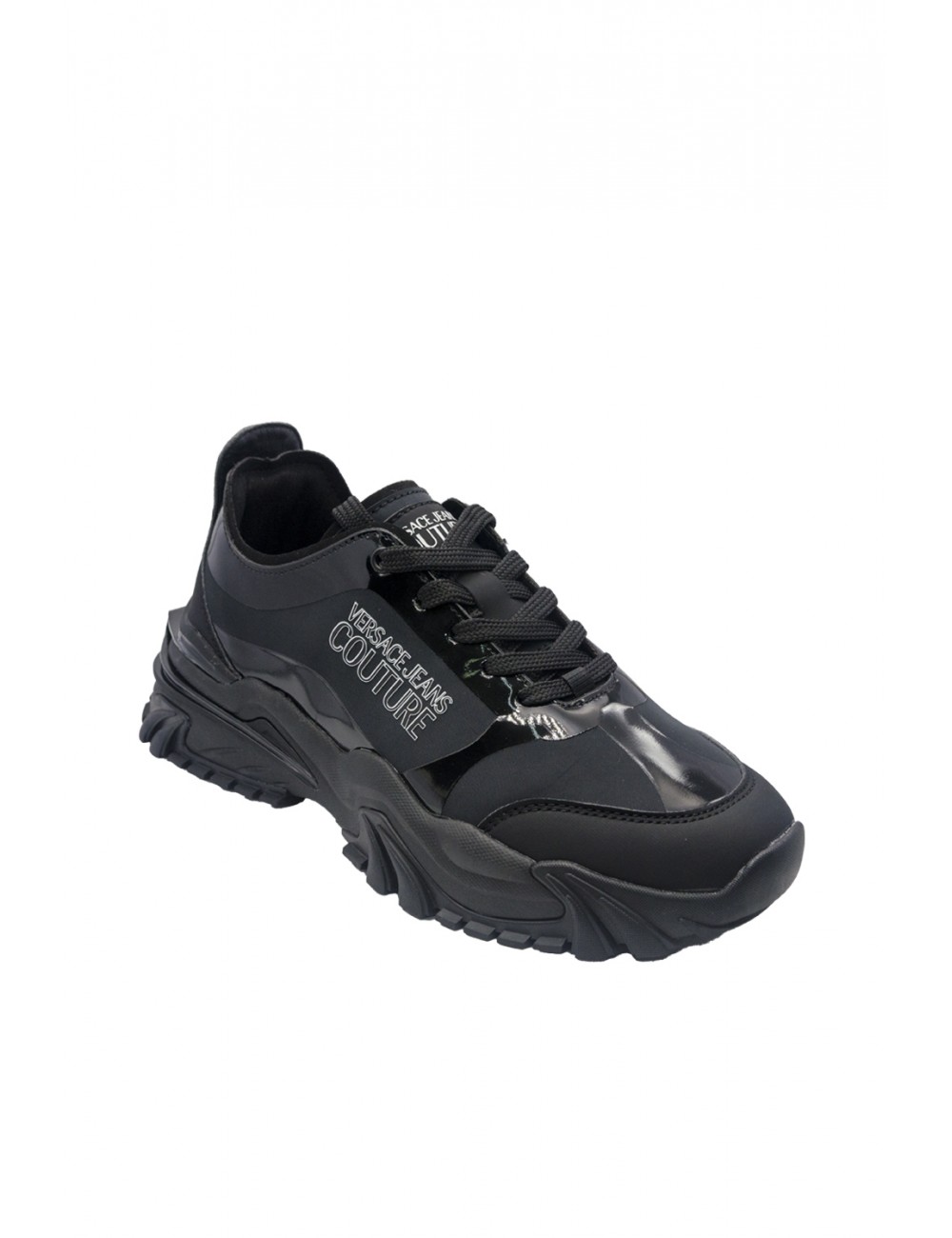 scarpe versace jeans couture UOMO NERE 899 - 79YA3SIB vista laterale