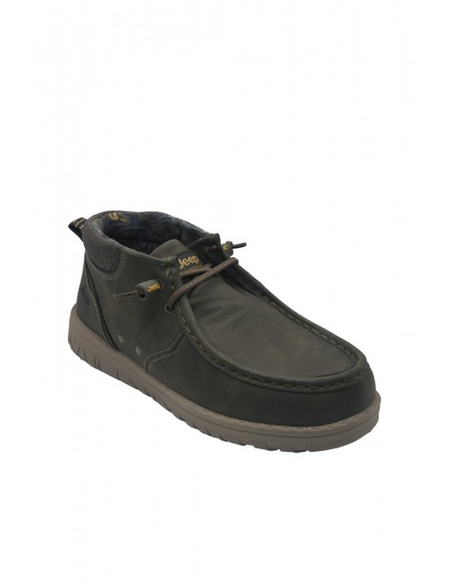 scarpe alte jeep UOMO 020 MILITARY - SAMOA WALLABEE MID - JM52112A vista frontale