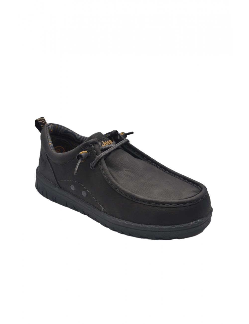 scarpe jeep UOMO 096 ANTHRACITE - SAMOA WALLEBEE - JM52111A vista laterale