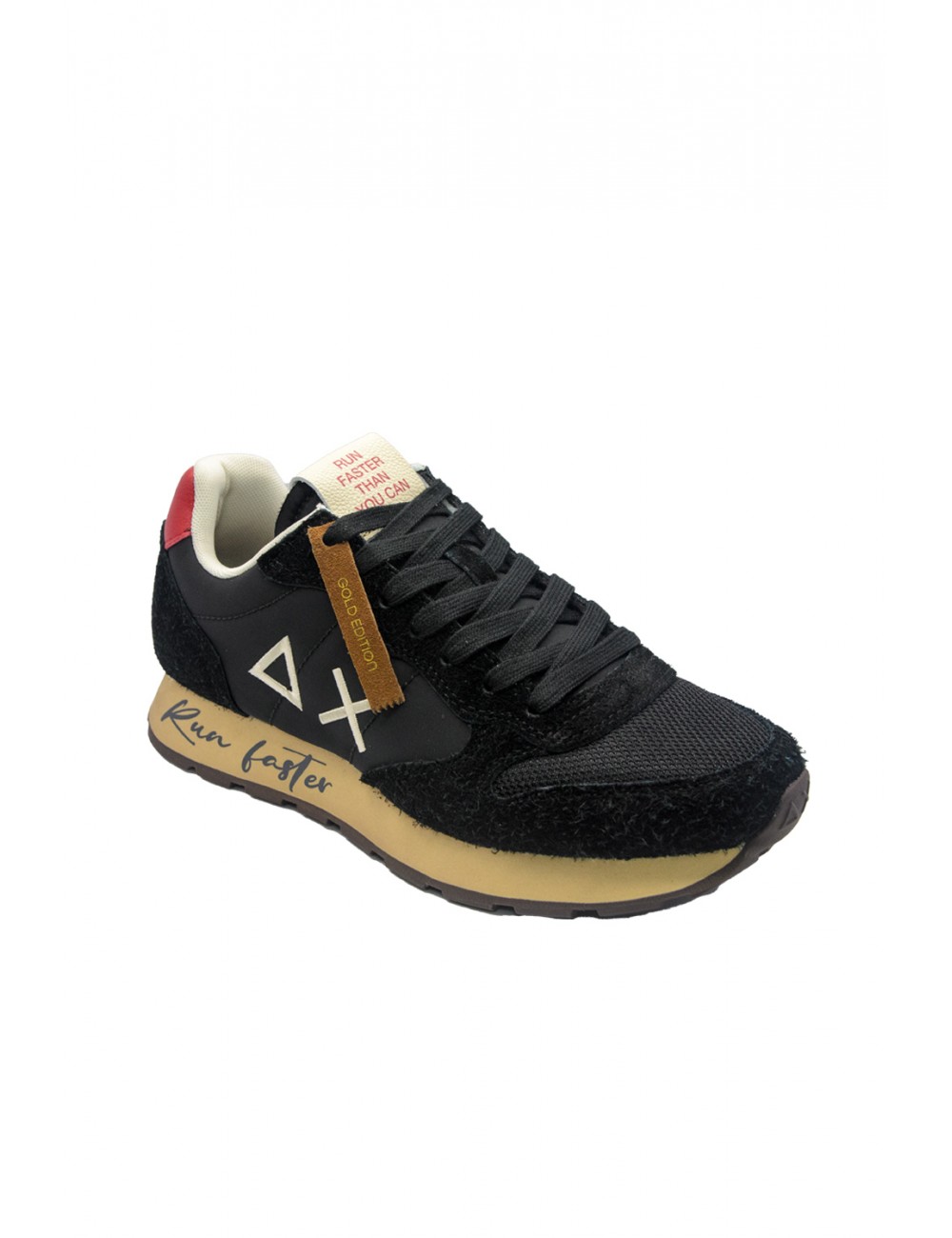 scarpe sun68 UOMO 11 NERE - TOM VINTAGE vista laterale