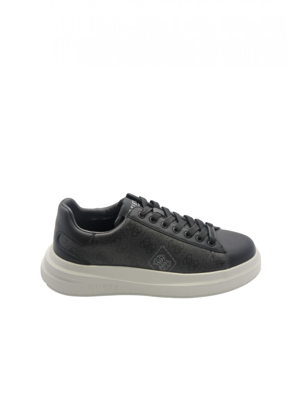 scarpe guess UOMO BLACK - FMFLBAFAB12 vista laterale