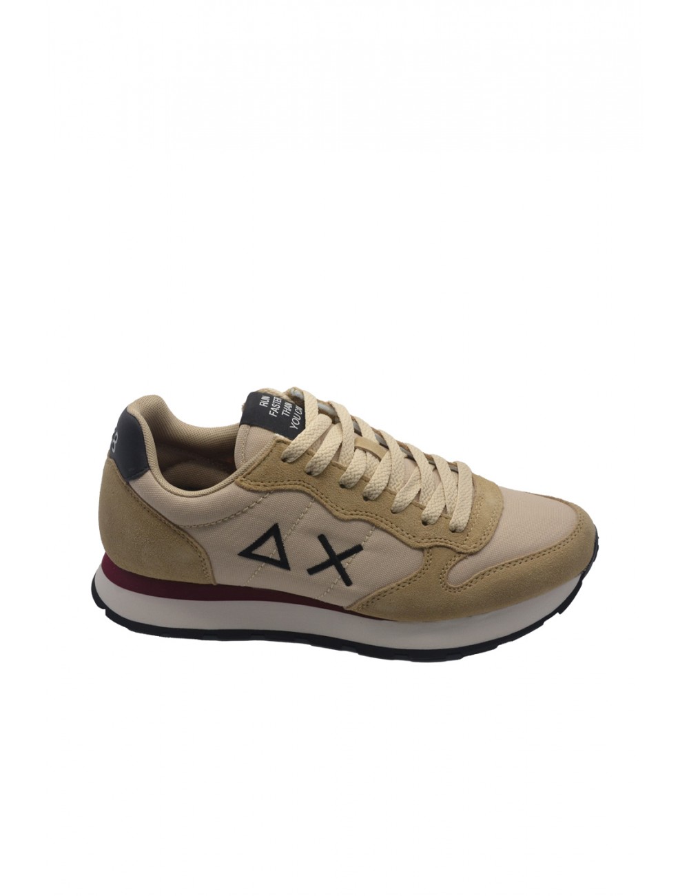 scarpe sun68 UOMO 16 BEIGE - TOM SOLID vista laterale