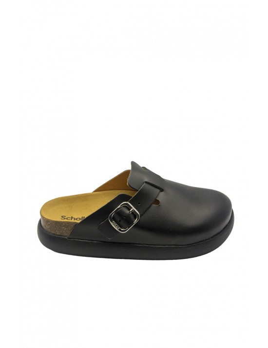 sabot scholl DONNA NERI - FAE CHUNKY - F32397 1004 vista laterale