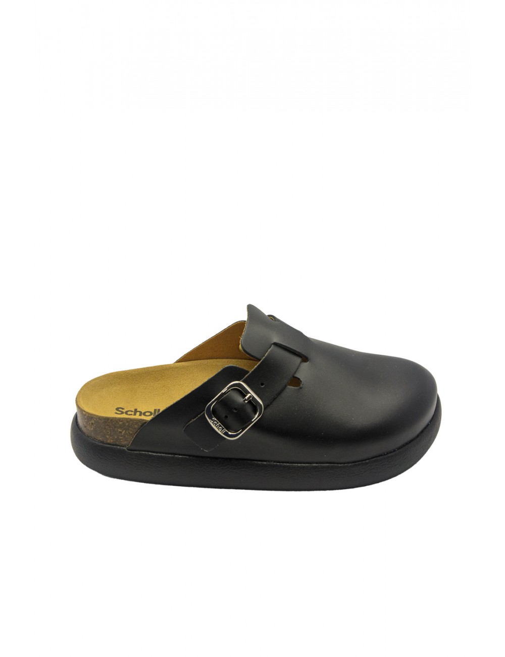 sabot scholl DONNA NERI - FAE CHUNKY - F32397 1004 vista laterale