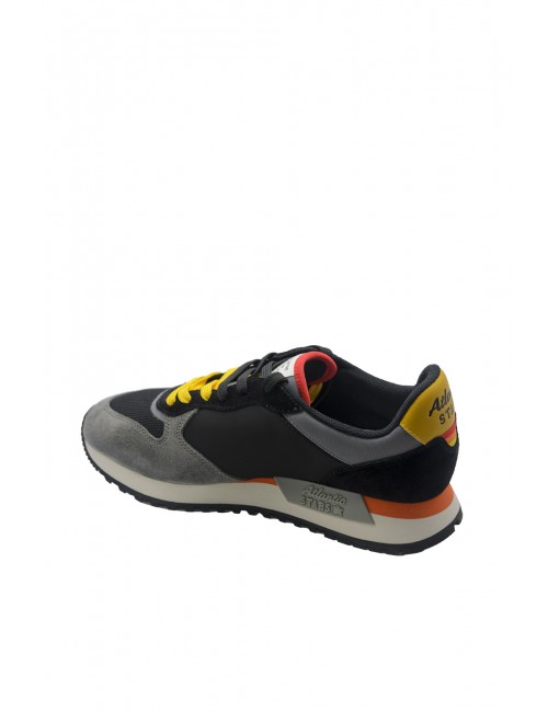 scarpe atlantic stars UOMO 0401 BLACK FLUO - MNEA 1010 vista posteriore