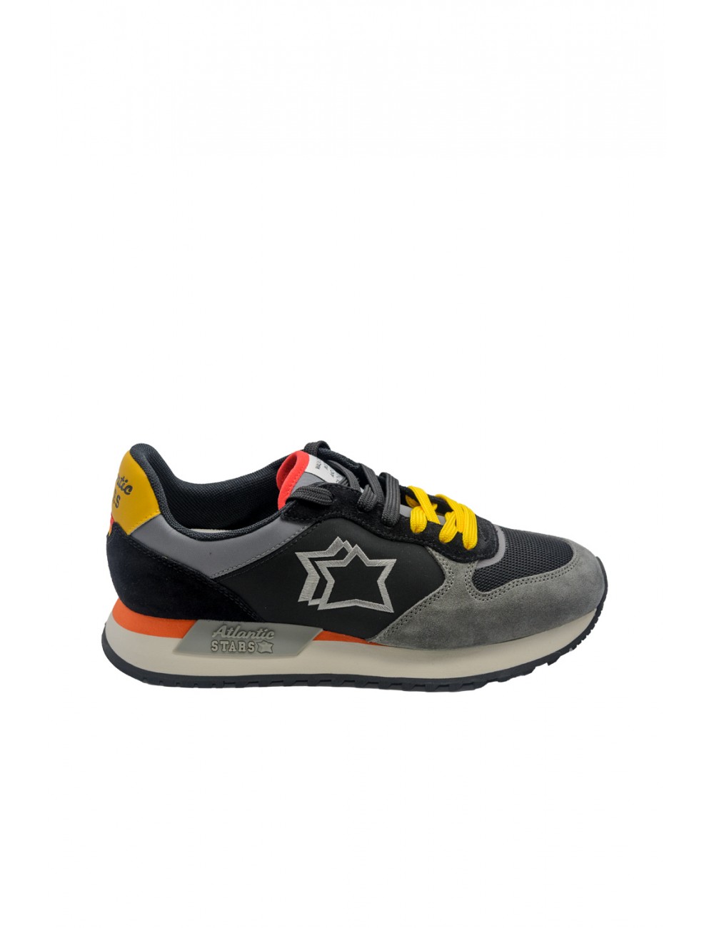 scarpe atlantic stars UOMO 0401 BLACK FLUO - MNEA 1010 vista laterale