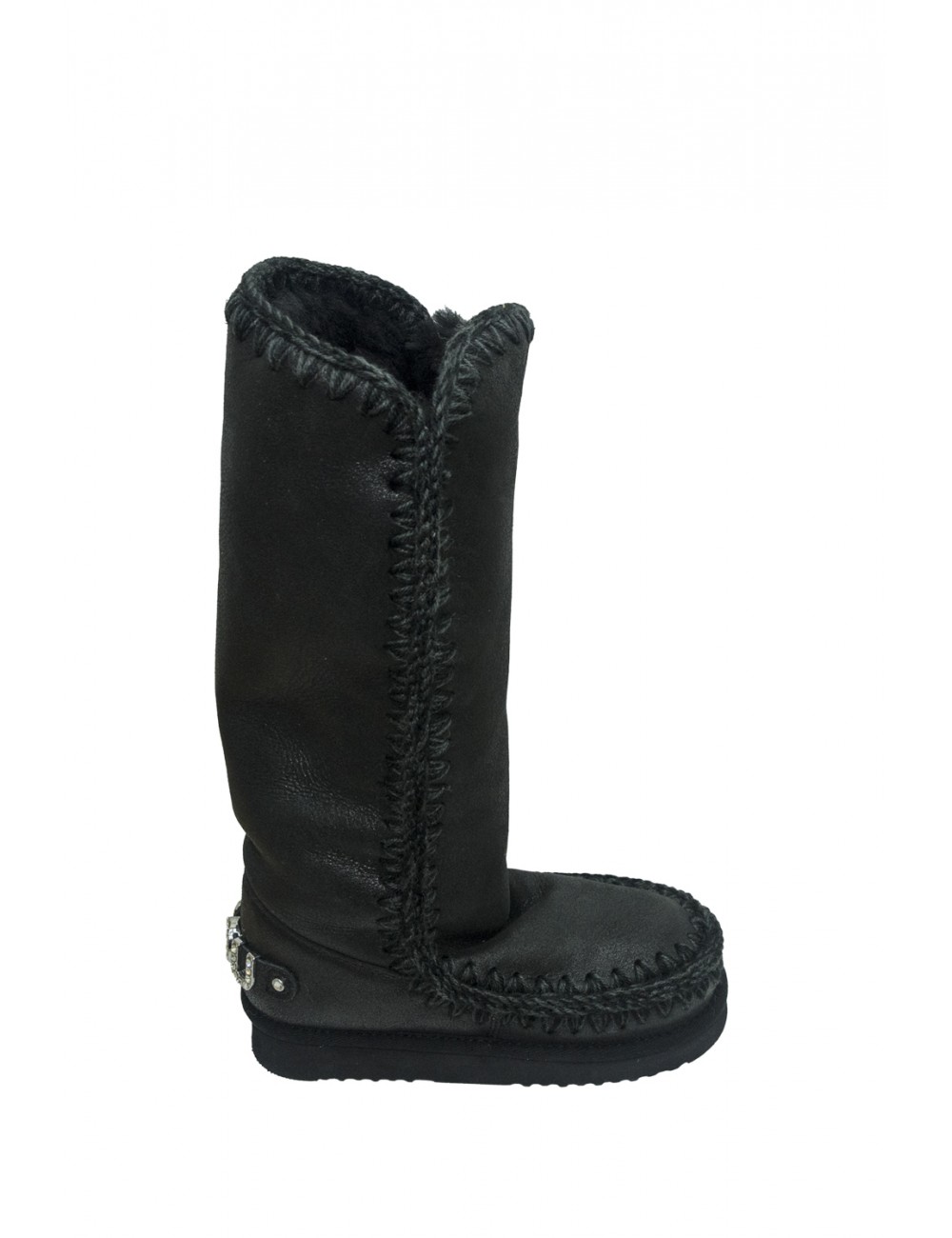 stivali alti mou DONNA NERI CBKG - MU.FW101052B - ESKIMO 40 vista laterale