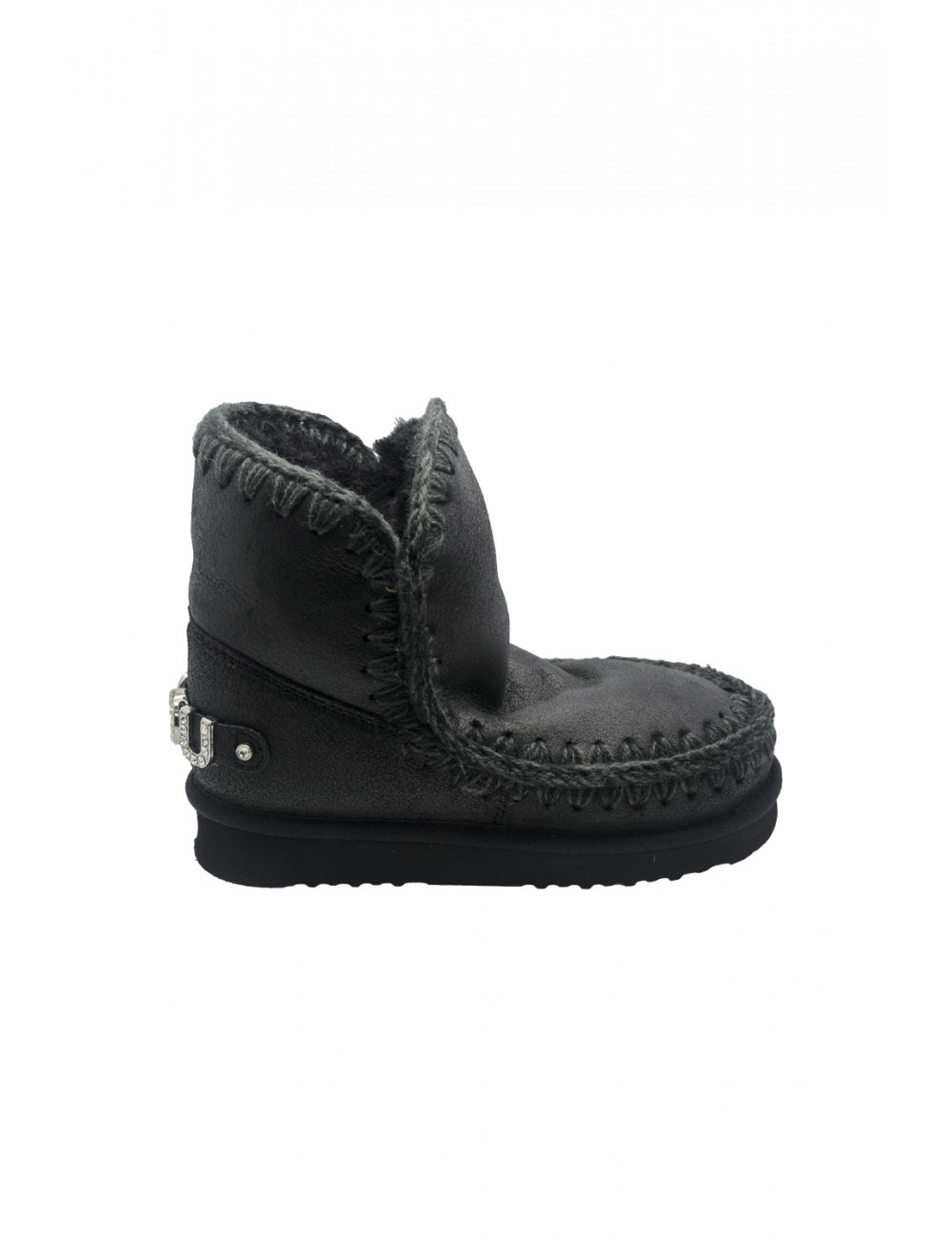 stivaletti mou DONNA NERI CBKG - MU.FW101036B - ESKIMO 18 vista laterale