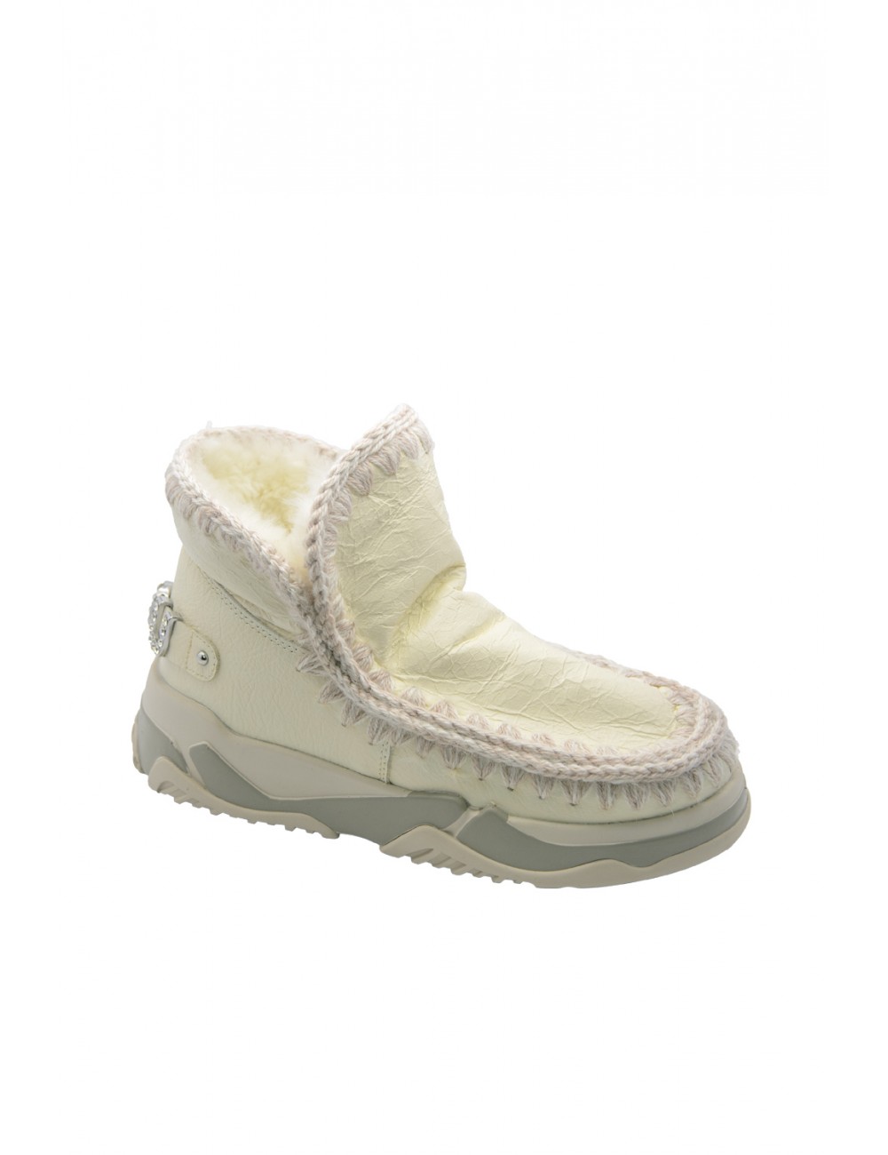 scarpe mou DONNA BIANCHE WXWHI - MU.FW201013C - ESKIMO TRAINER vista laterale