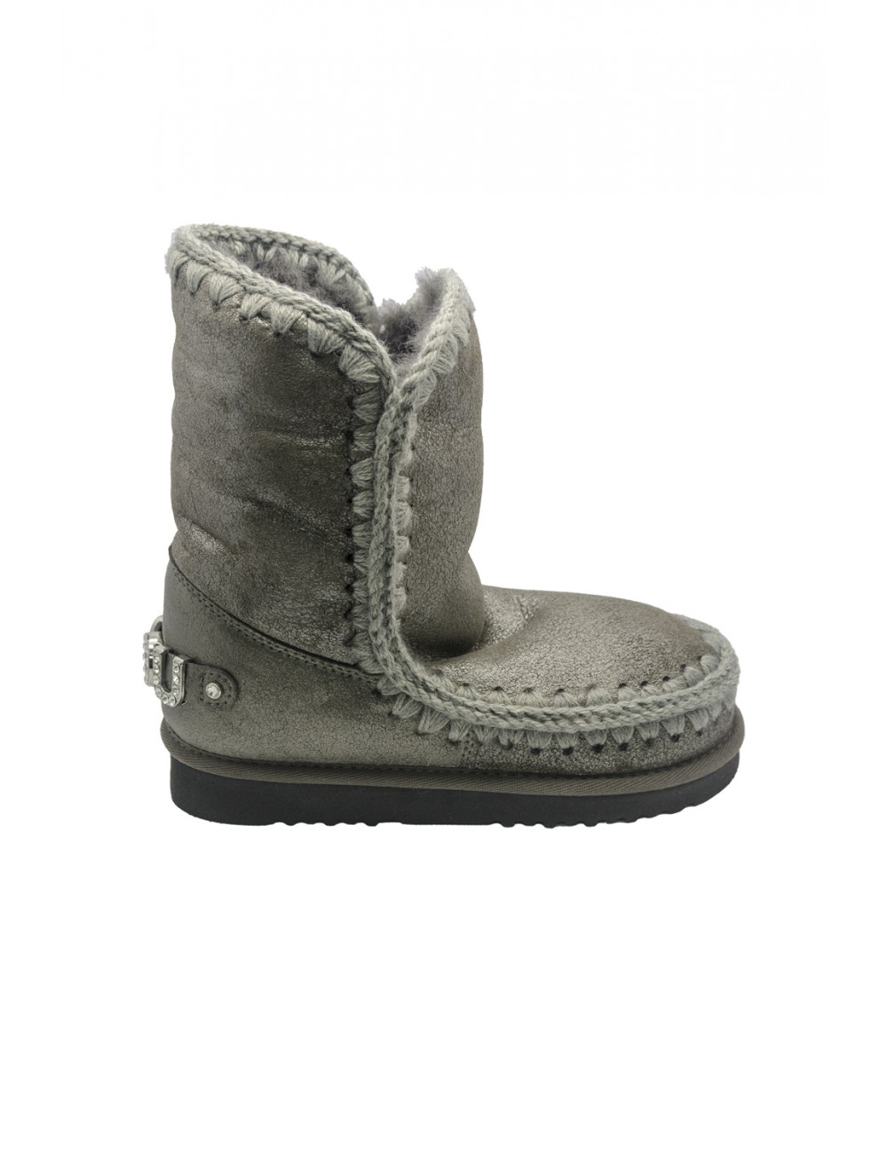 stivaletti mou DONNA GRIGI DUIRO - MU.FW101037B - ESKIMO 24 vista laterale