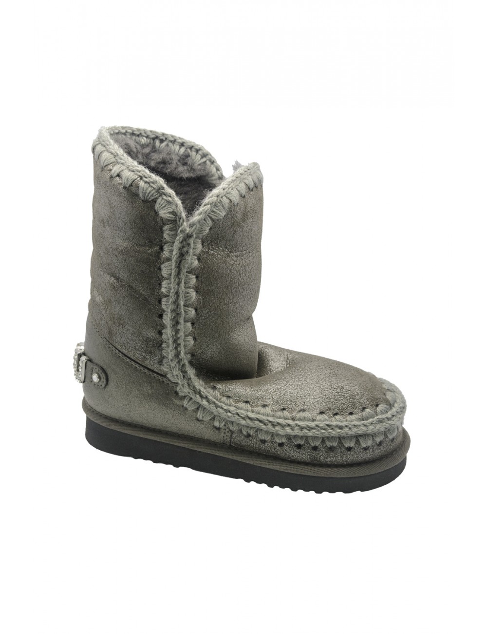 stivaletti mou DONNA GRIGI DUIRO - MU.FW101037B - ESKIMO 24 vista laterale