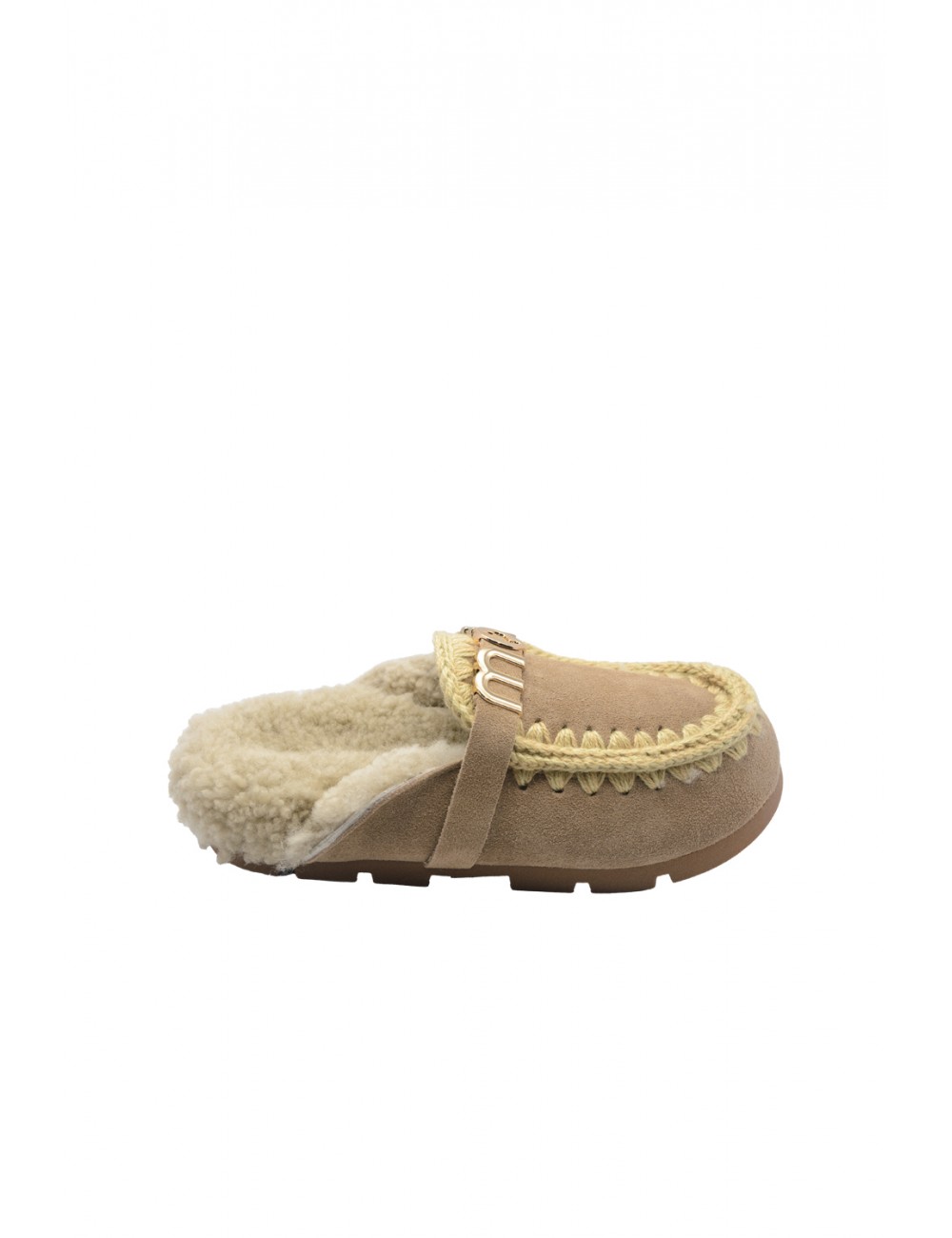ciabatte mou DONNA CAMMELLO CAM - MU.FW431000A - WINTER BIO SLIDE vista laterale