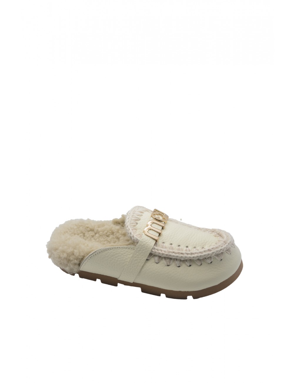 ciabatte mou DONNA BIANCHE WXWHI - MU.FW431000C - WINTER BIO SLIDE vista laterale