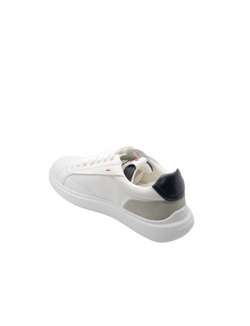 scarpe peuterey UOMO BIANCHE E NERE - QUARTER - PEU5522 vista posteriore