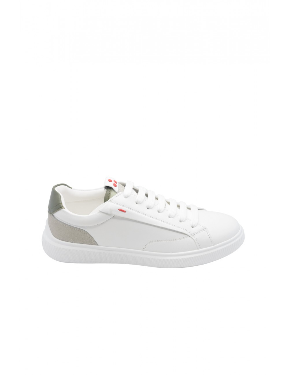 scarpe peuterey UOMO BIANCHE E VERDI 689 - QUARTER - PEU5522 vista laterale