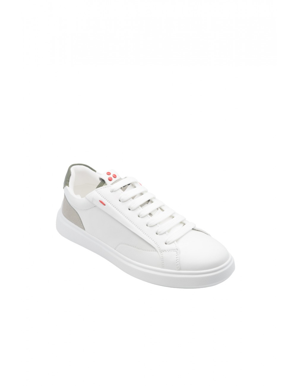 scarpe peuterey UOMO BIANCHE E VERDI 689 - QUARTER - PEU5522 vista laterale