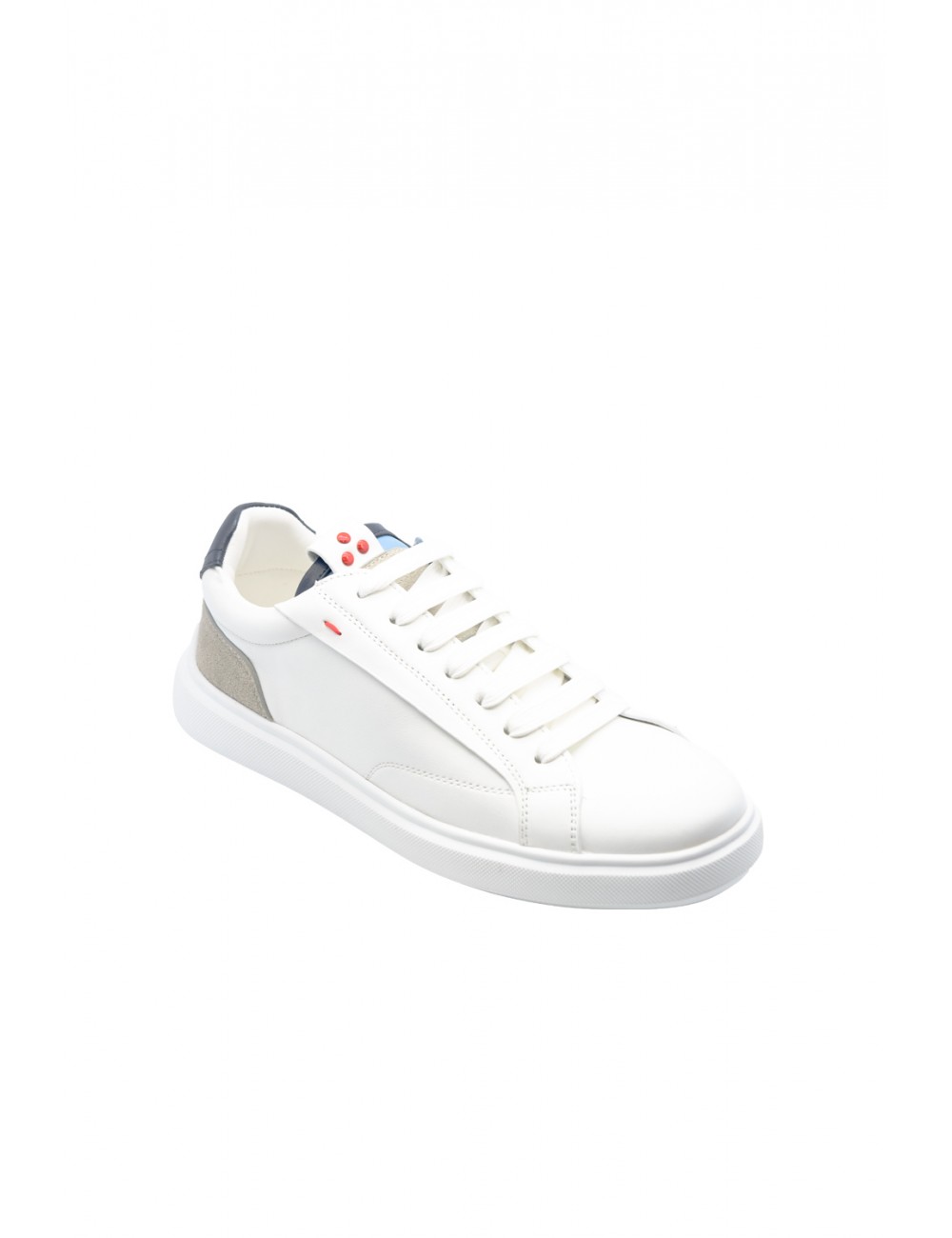 scarpe peuterey UOMO BIANCHE E BLU 215 - QUARTER - PEU5522 vista laterale