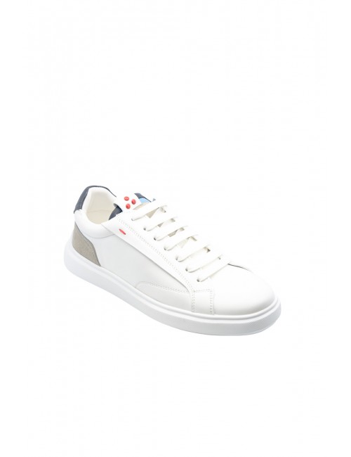 scarpe peuterey UOMO BIANCHE E BLU 215 - QUARTER - PEU5522 vista frontale