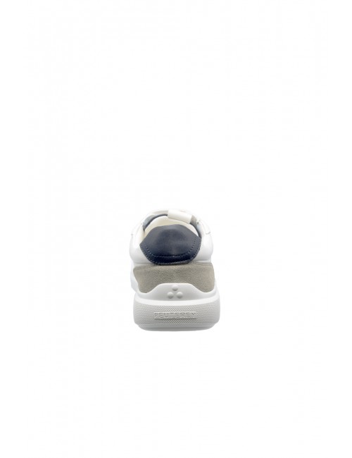 scarpe peuterey UOMO BIANCHE E BLU 215 - QUARTER - PEU5522 vista dettaglio posteriore