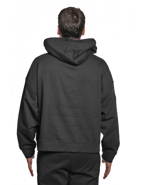 felpa john richmond UOMO BLACK - UMA25171FE vista posteriore