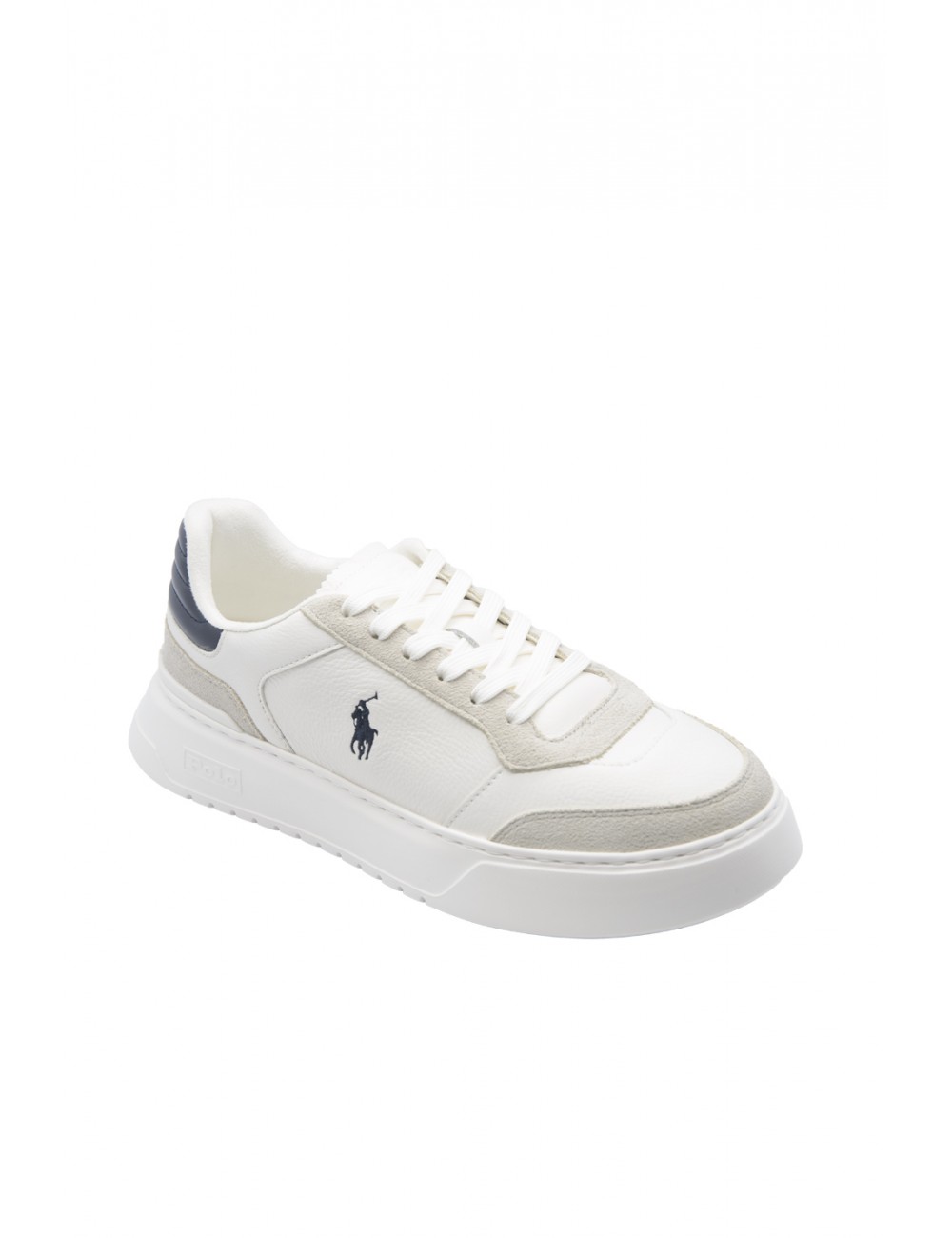 scarpe polo ralph lauren UOMO WHITE - RLITE SPORT-SK-LTL vista laterale