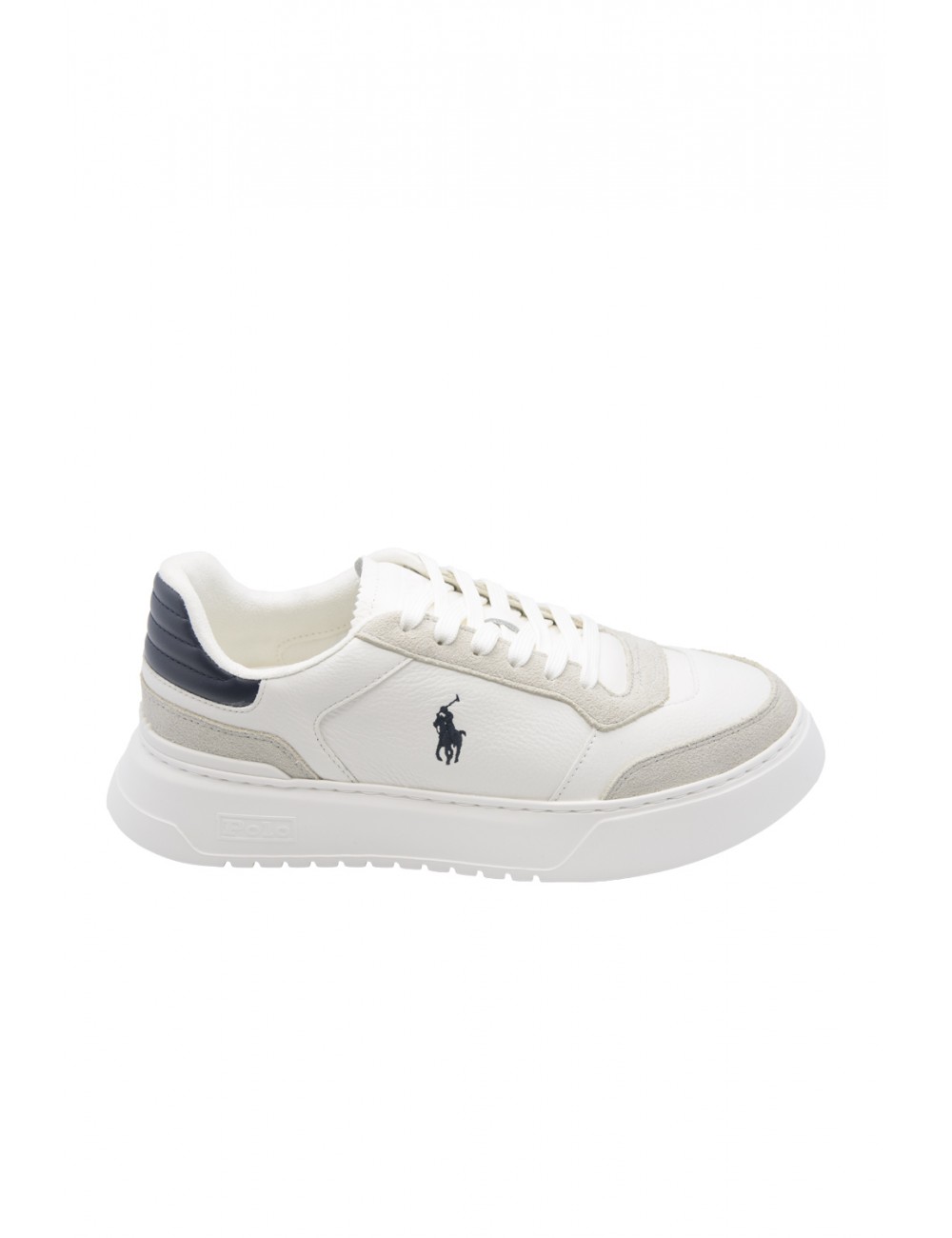 scarpe polo ralph lauren UOMO WHITE - RLITE SPORT-SK-LTL vista laterale