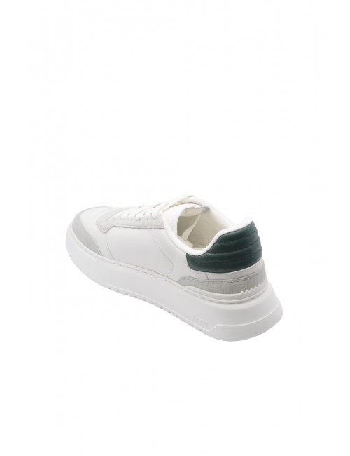 scarpe polo ralph lauren UOMO BIANCHE E VERDI WHITE/FOREST - RLITE SPORT-SK-LTL vista posteriore
